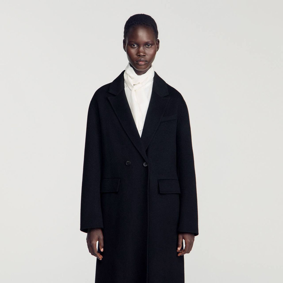 Double-Faced Coat With Studs
