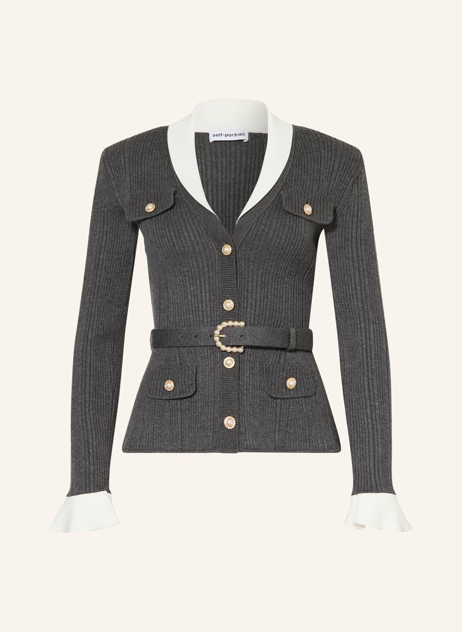 Belted Embellished Ribbed-Knit - Image 16