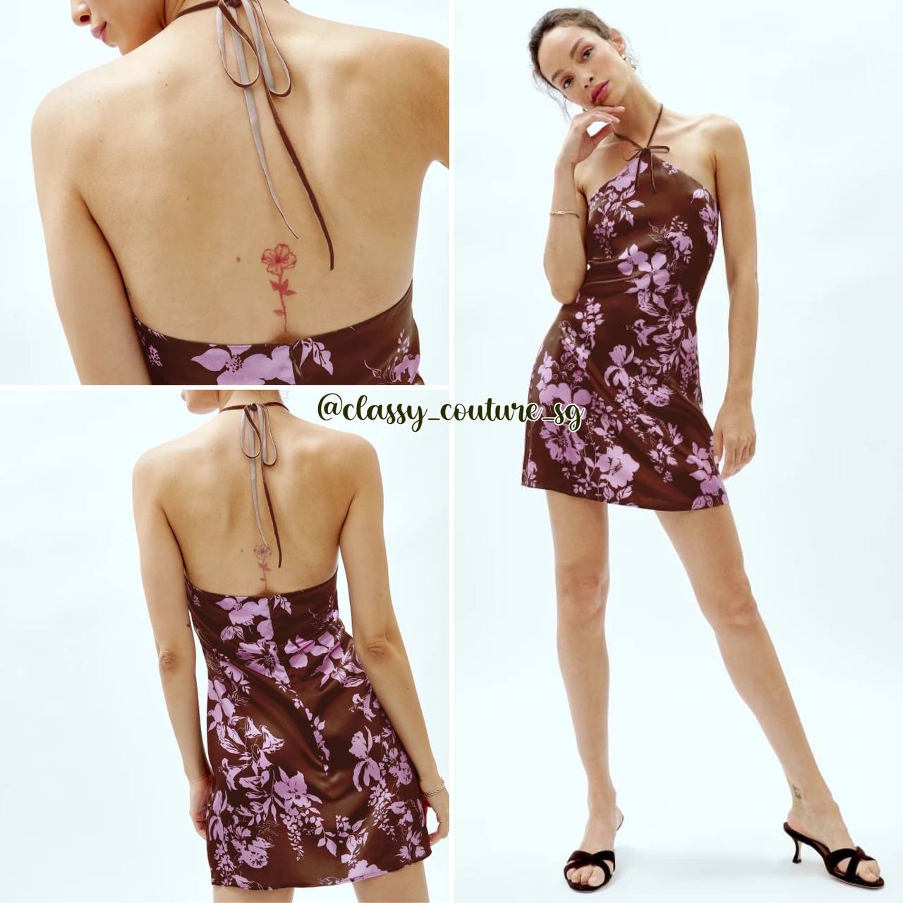 Poppie Silk Mini Dress