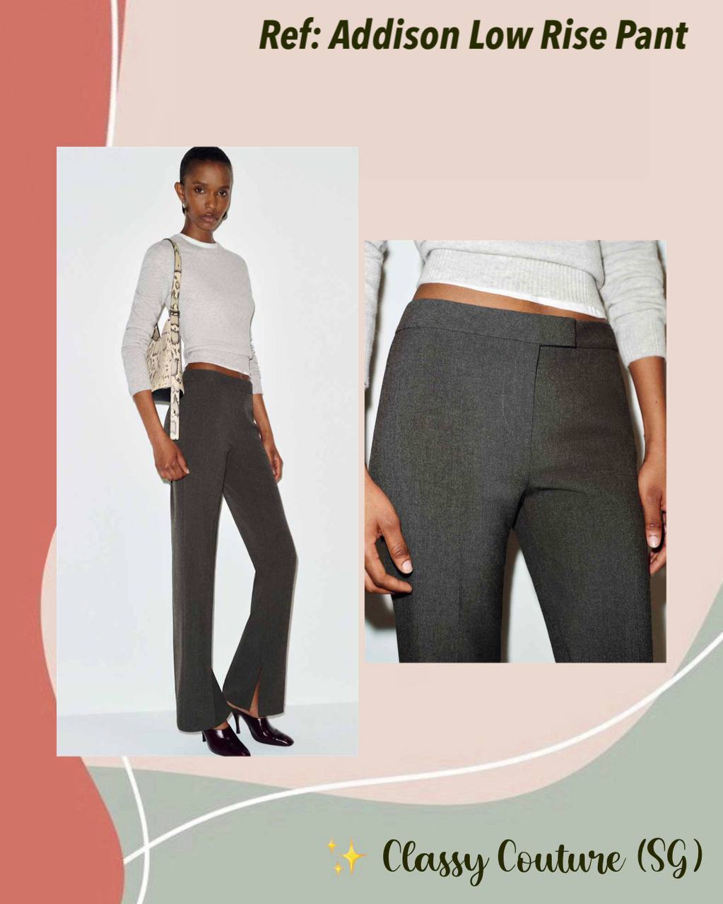 Ref Addison Low Rise Pant