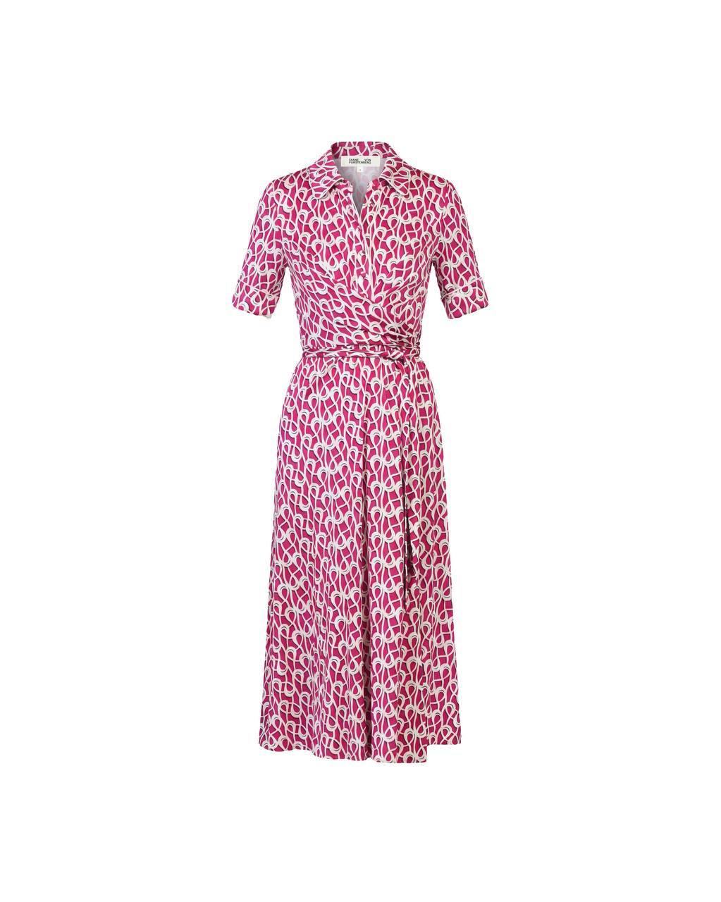DVF Sana Short Sleeve Dress