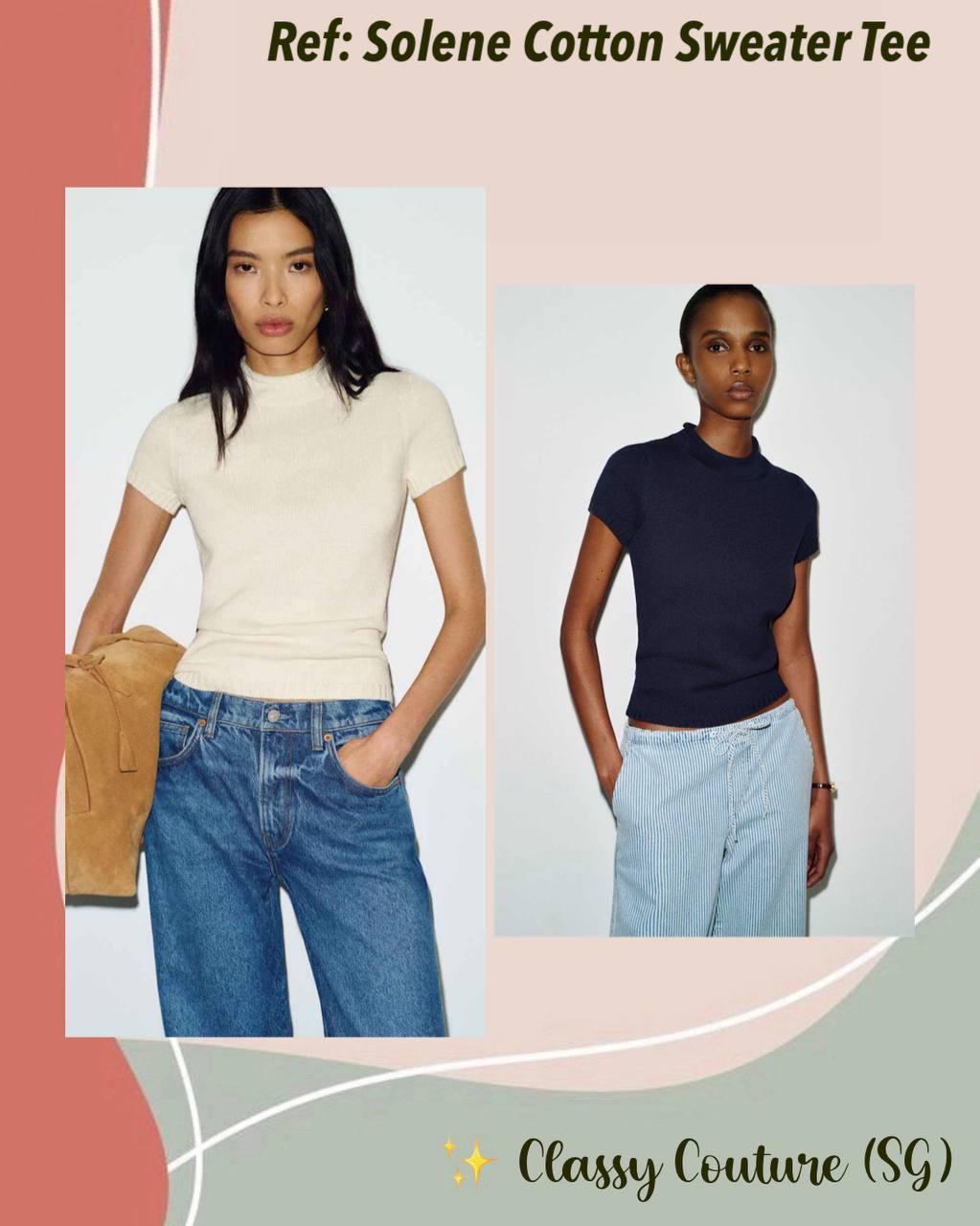 Ref Solene Cotton Sweater Tee