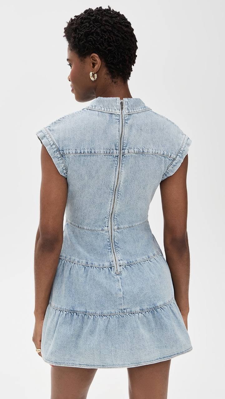 AO Mila Twist Denim Minidress