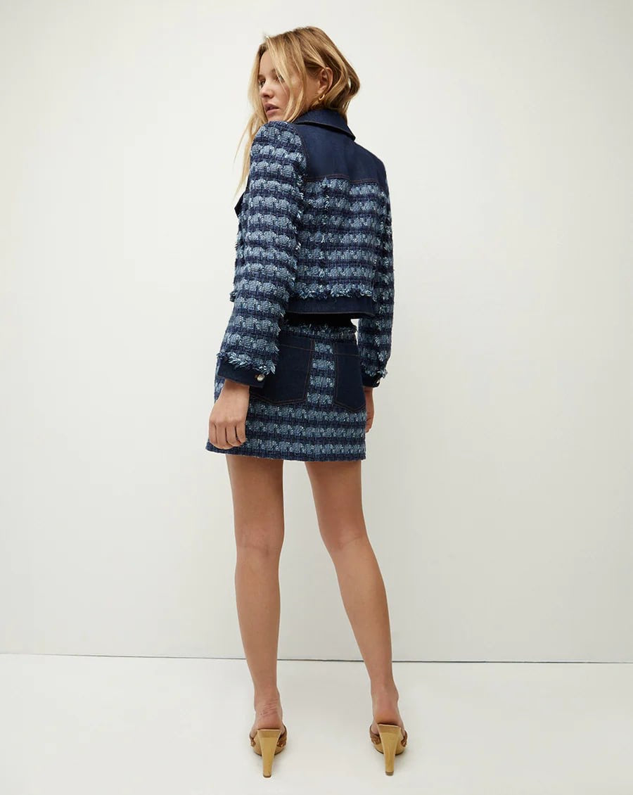 VB Santo Denim Tweed Jacket | Trufino Skirt | Set