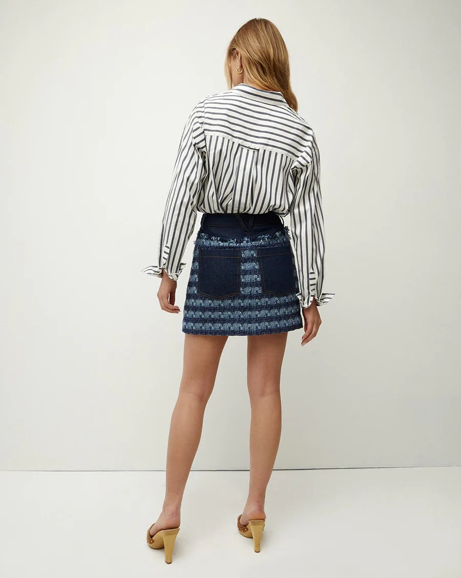 VB Santo Denim Tweed Jacket | Trufino Skirt | Set