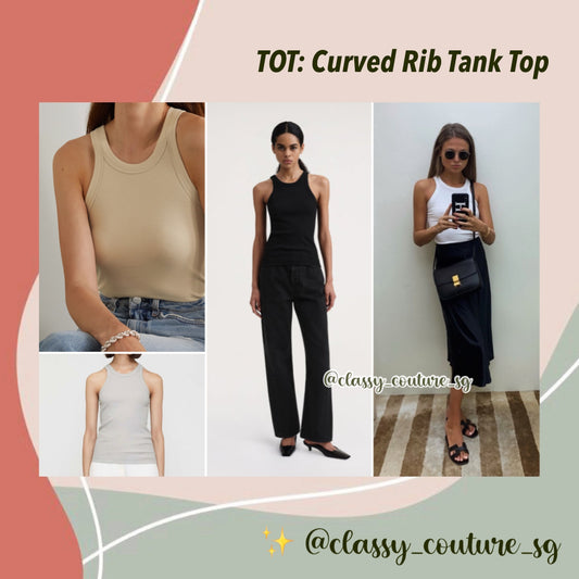 TOT Curved Rib Tank Top