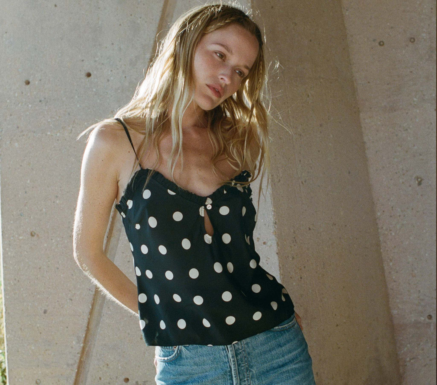 DN Louise Top | Loren Shorts | Silk-rayon set