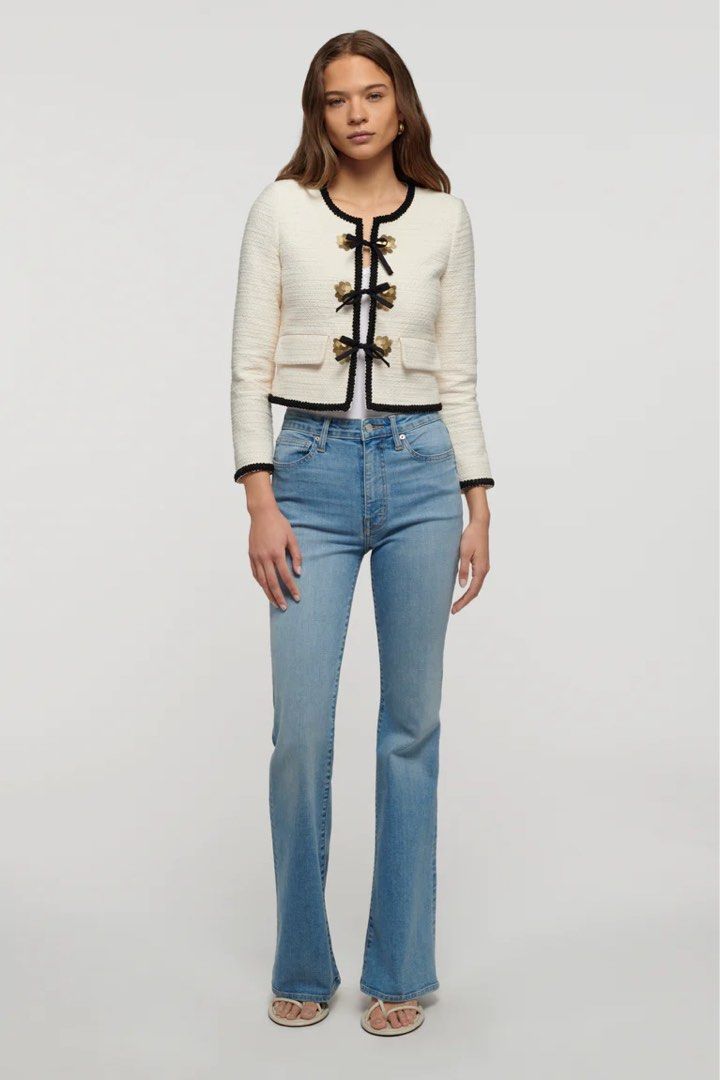 Der Lam Benissa Embellished Jacket | ecru cotton