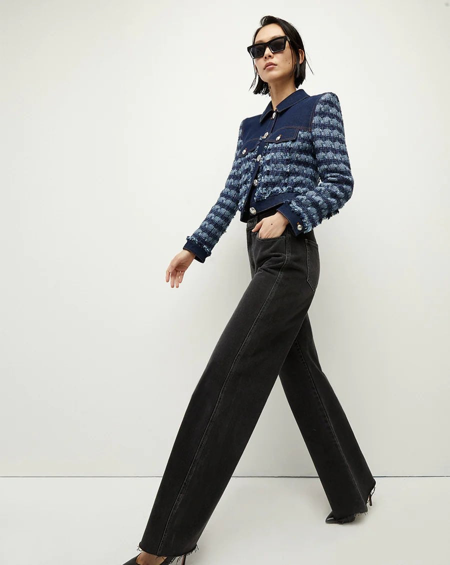 VB Santo Denim Tweed Jacket | Trufino Skirt | Set