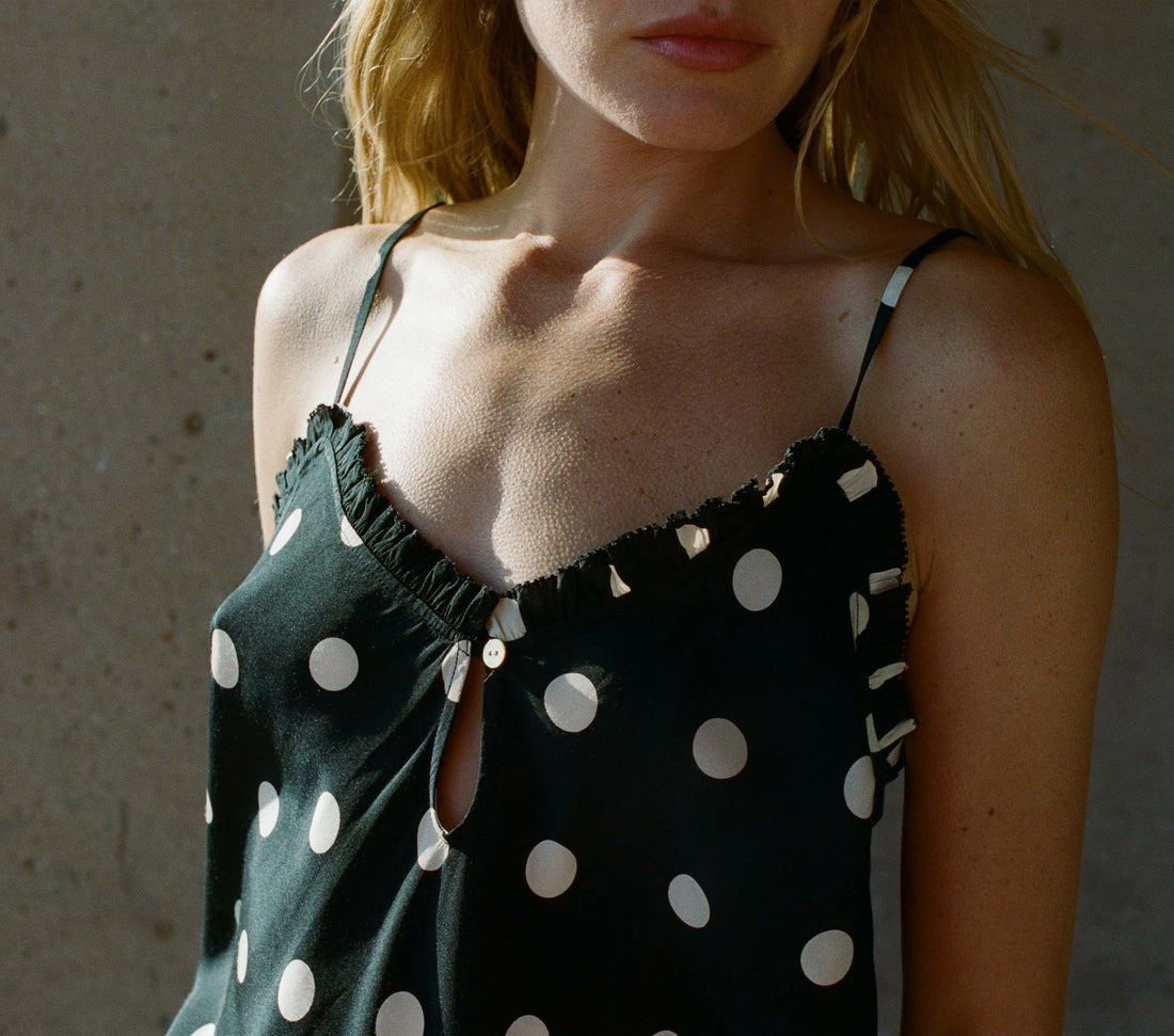 DN Louise Top | Loren Shorts | Silk-rayon set