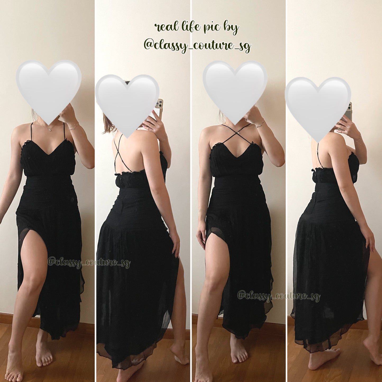 SJ Lauren Cross Front Midi Dress