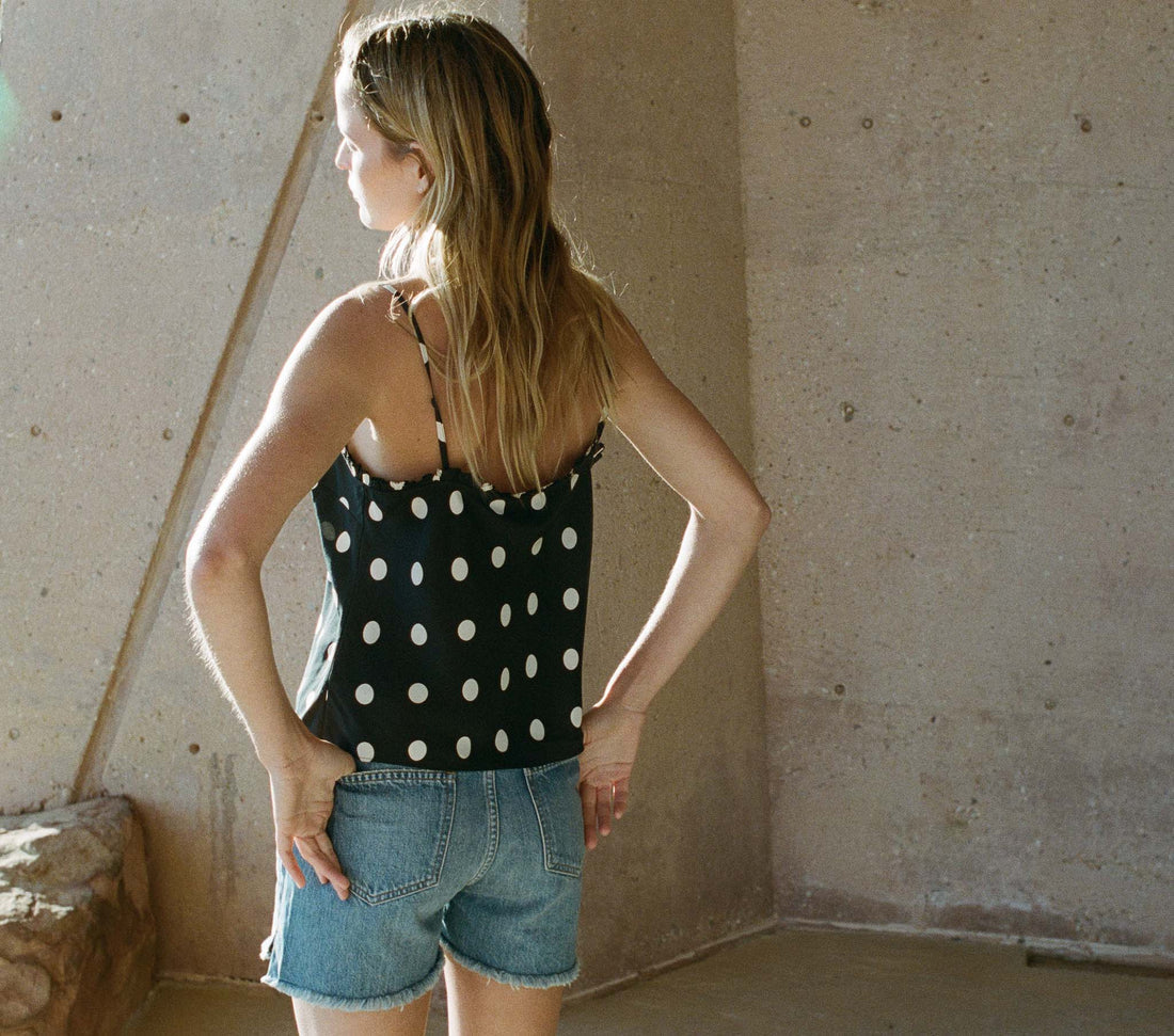 DN Louise Top | Loren Shorts | Silk-rayon set