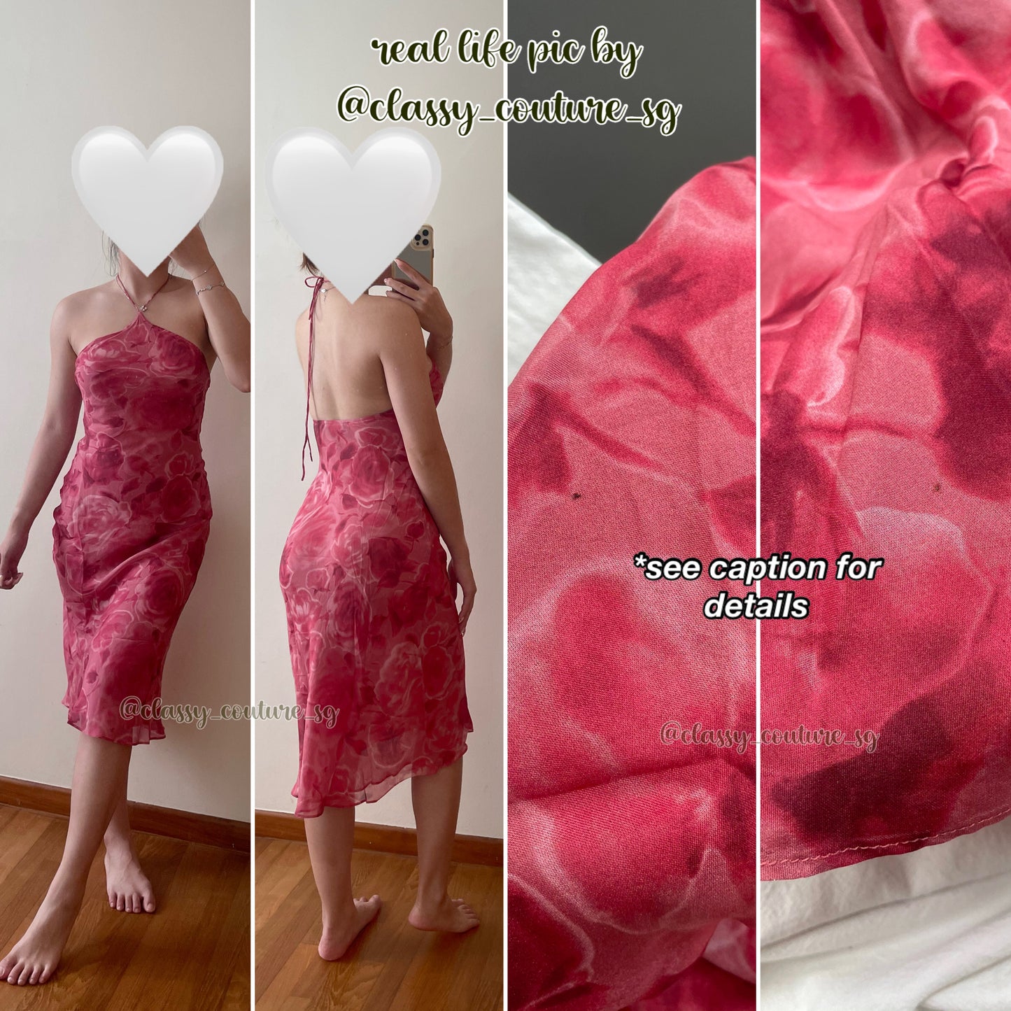 RP Electra Halter Midi Dress in Crush Pink
