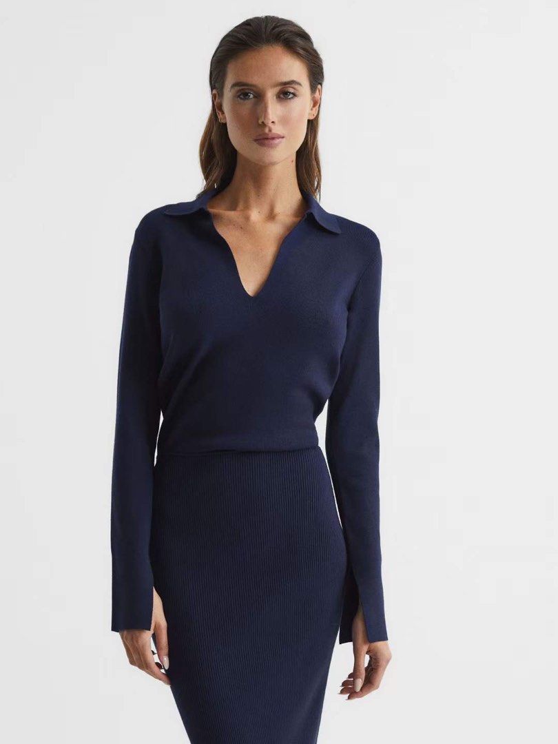 FEW! RS Elaina Rib-Knitted Midi Dress
