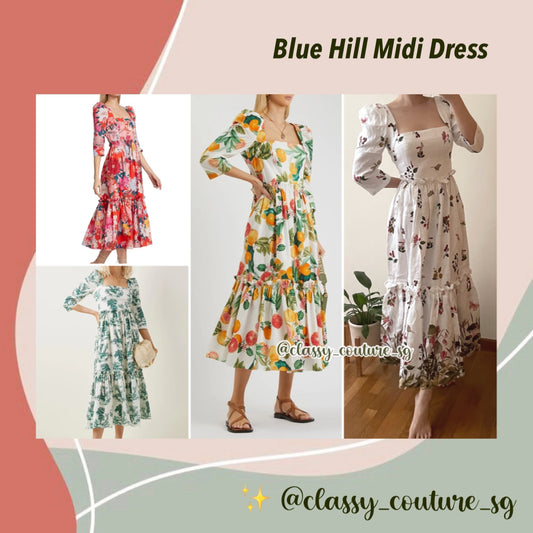 CC Blue Hill Midi Dress