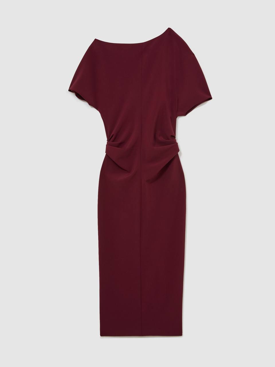 RS Connie Off-Shoulder Ruched Midi Dress
