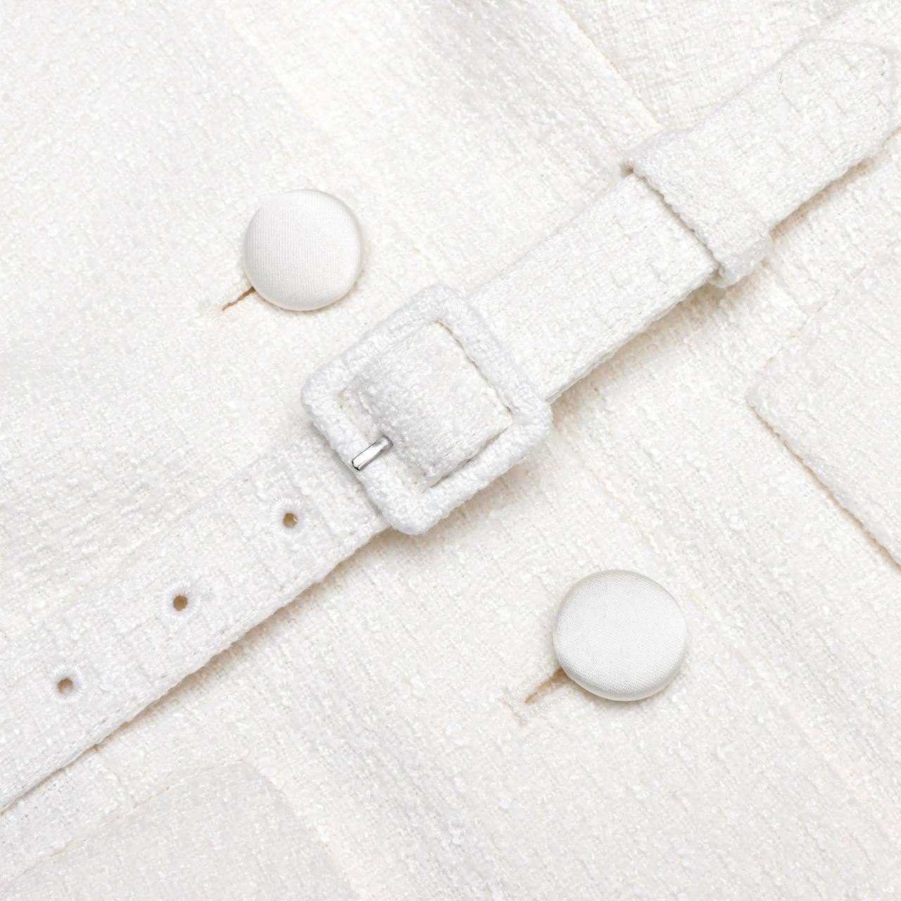 SP Cream Tailored Boucle Mini Dress