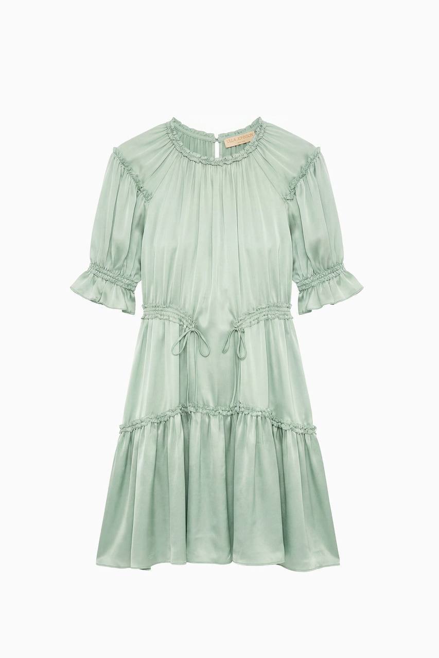 UJ Juliette Silk Cinched Shift Mini Dress