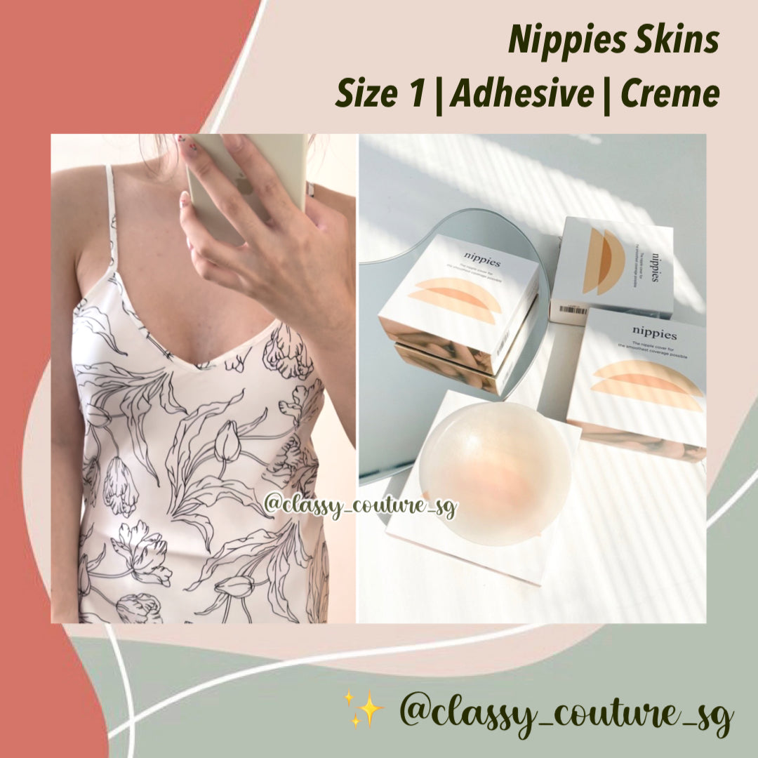 RECO! Best Nipple Covers - Nippies Skins Size 1 Adhesive Creme Color