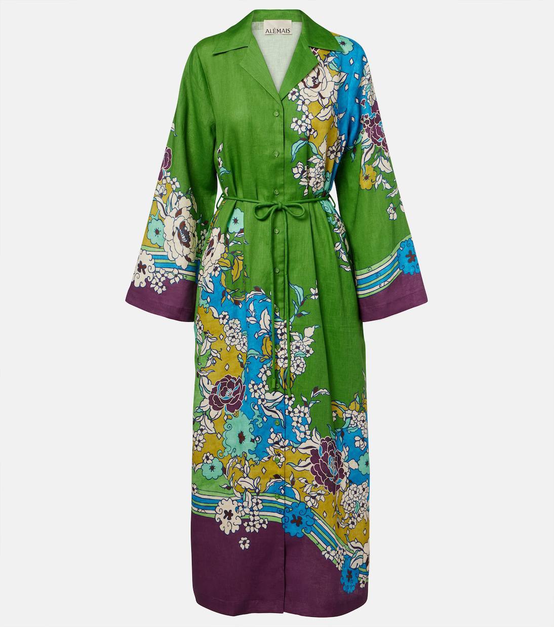 ALM Nanci Linen Shirtdress