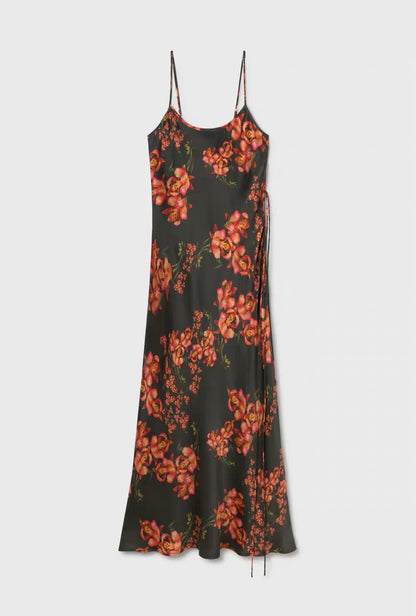 5 Colors! SL 1996 Silk Maxi Dress