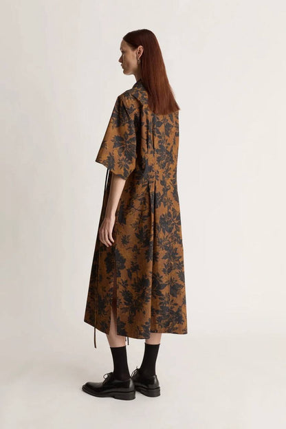 LM Ivy Cotton ShirtDress Midi Dress