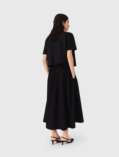 MJ Embellished Shirt | Skirt in Cotton