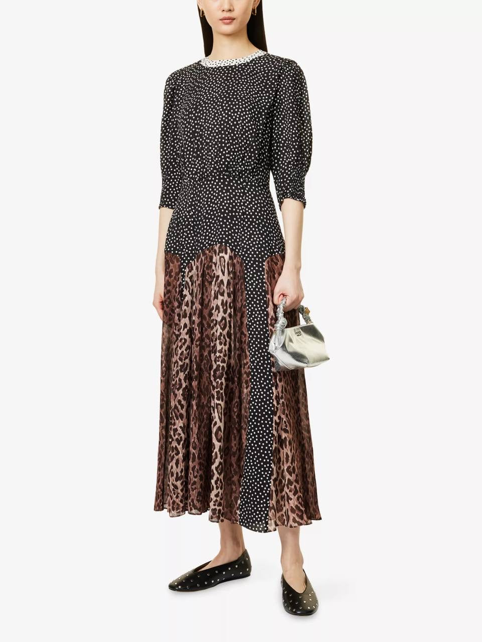 RX Printed Meg Midi Dress