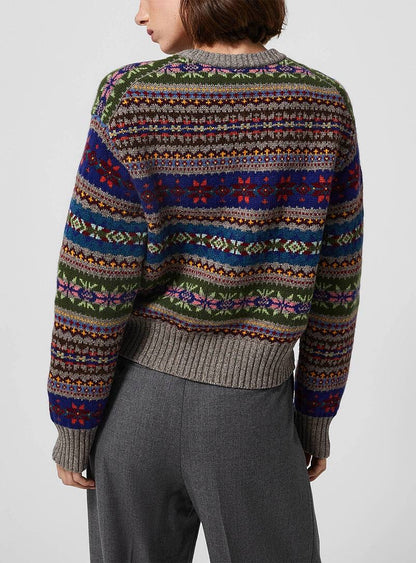 RL Fair Isle Buttoned Wool Cardigan