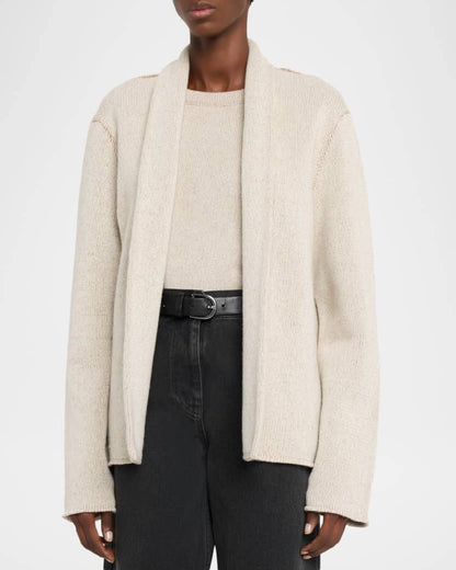 2 Colors! TR Leriko Cashmere Open Cardigan