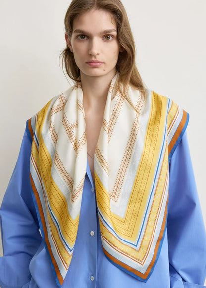 2 Colors! TOT Collector Silk Scarf 90*90cm