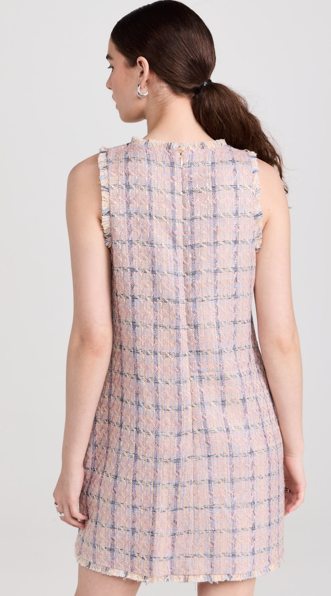 LA Florian Tweed Shift Mini Dress