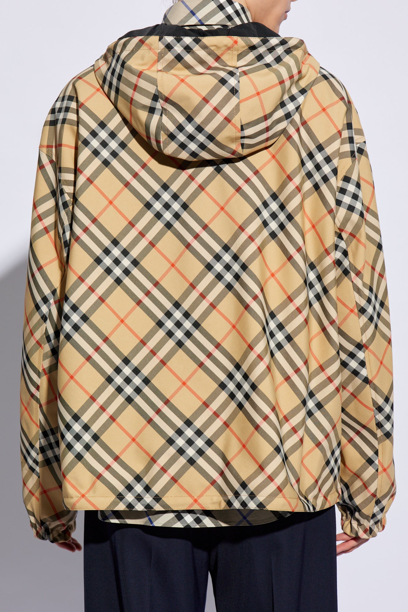 BBR Men’s Reversible Check Windbreaker Jacket