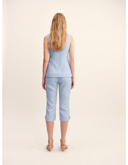 PSE Harper Linen Jacket | Vest | Capri Pants | Set