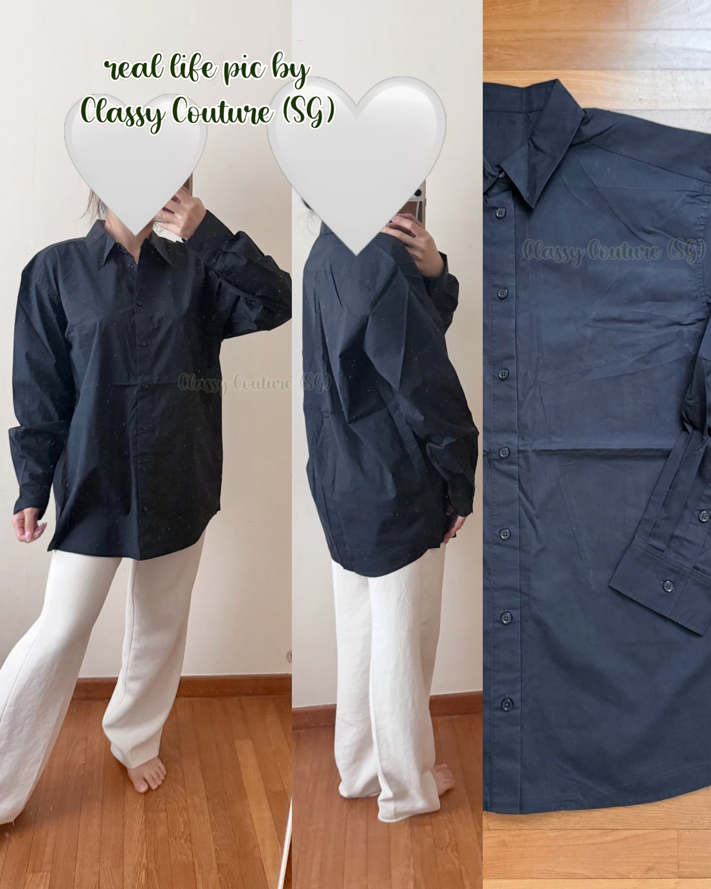 4 Colors! TOT Classic Tumbled Cotton Shirt