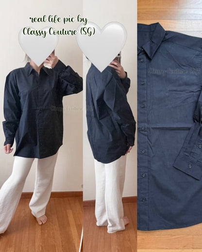 4 Colors! TOT Classic Tumbled Cotton Shirt