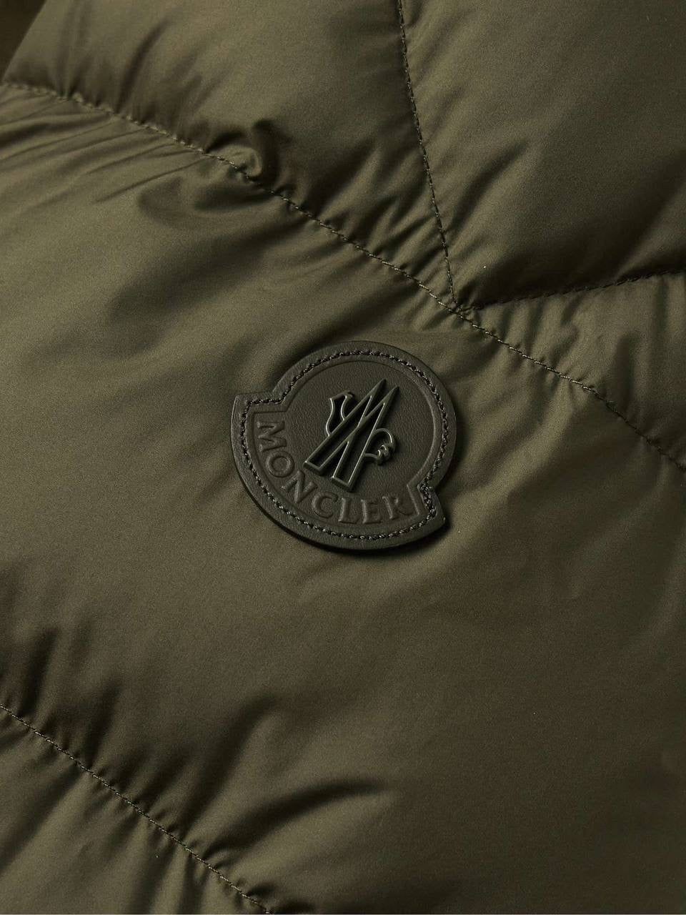 MC Men’s Tuffes Suede-Trimmed Quilted Shell Down Jacket