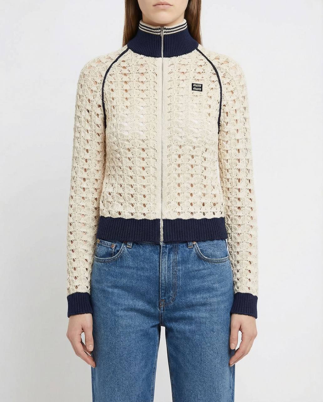 MM Crochet Zip-Up Cardigan