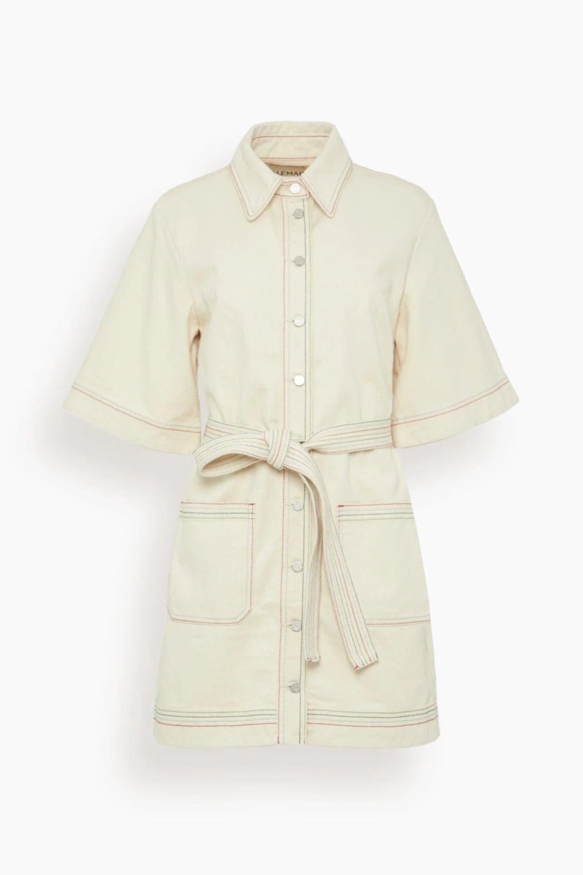 ALM Norma Denim Cotton Mini Dress Shirtdress