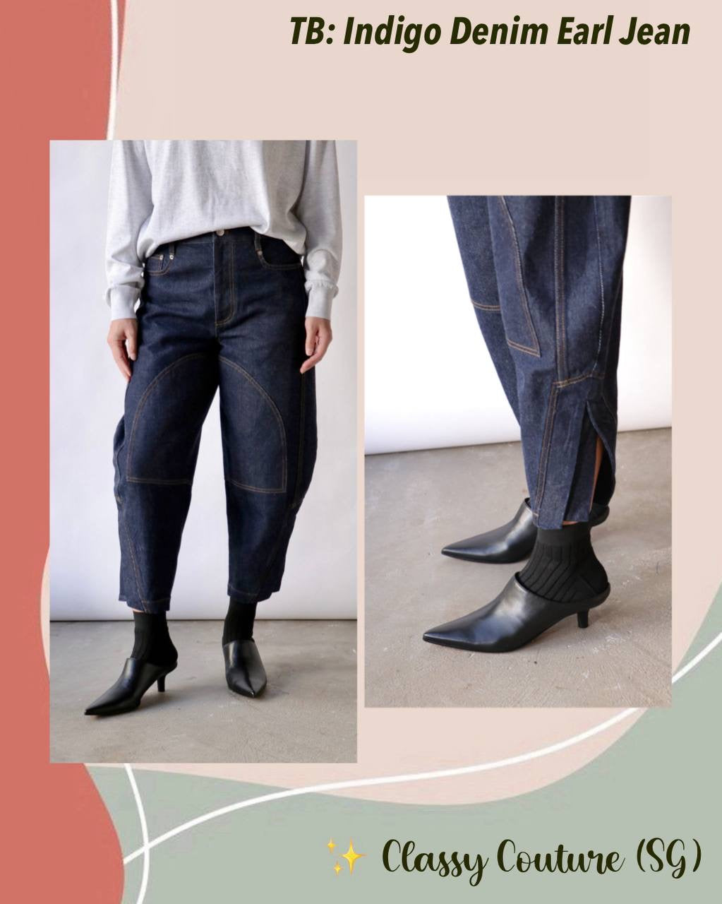 TB Indigo Denim Earl Jeans