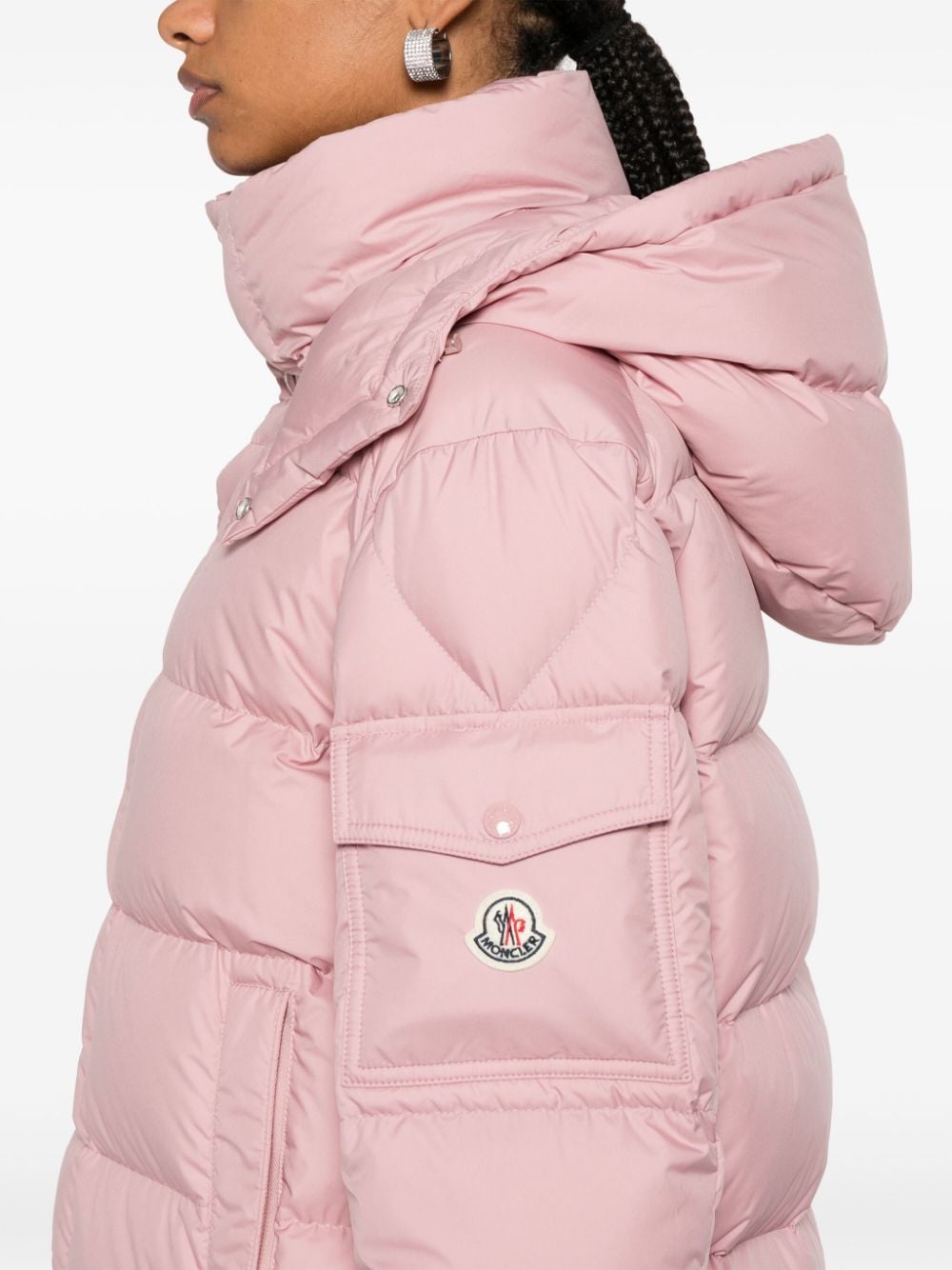 MC Maya 70 Hooded Short Down Jacket