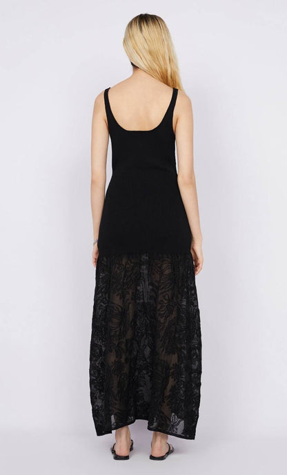 BB Rissa Scoop Neck Stretch-cotton Midi Dress