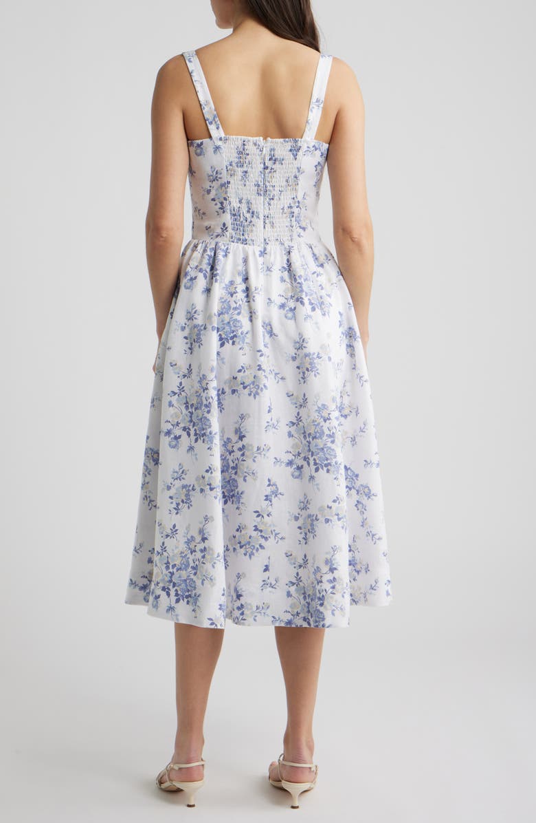 4 Colors! Ref Janu Linen Midi Dress