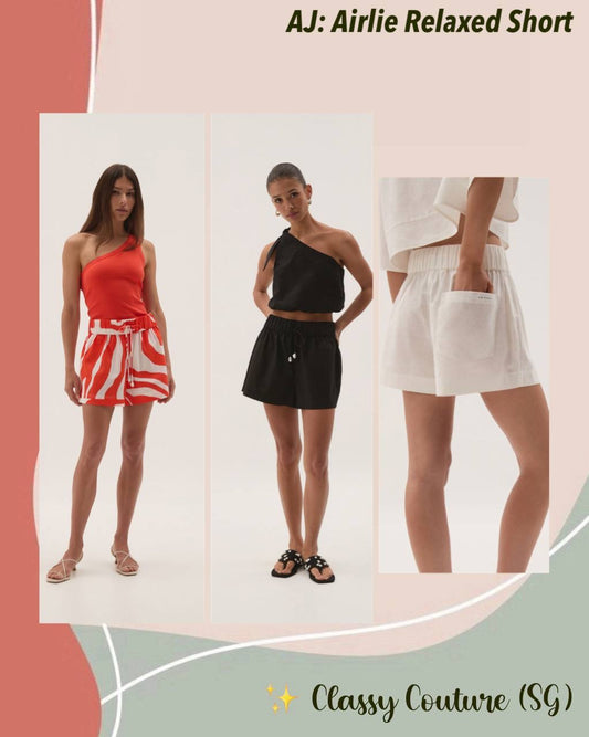 AJ Airlie Relaxed Linen-Cotton Shorts