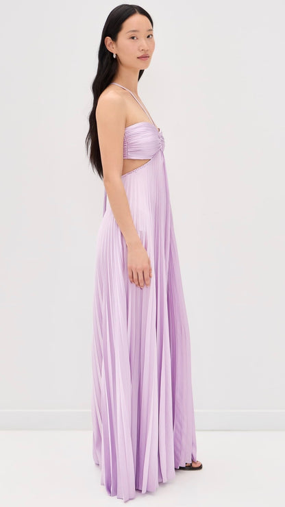 (PART 2/2) 8 Colors! ALC Moira Satin Pleated Maxi Dress