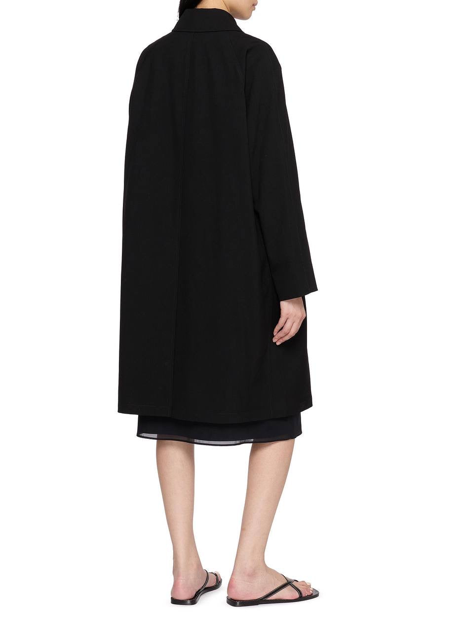 TR Datima Wool Coat in Black (silk-lined)