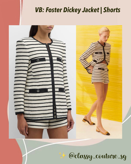 VB Foster Dickey Jacket | Shorts | Striped Set