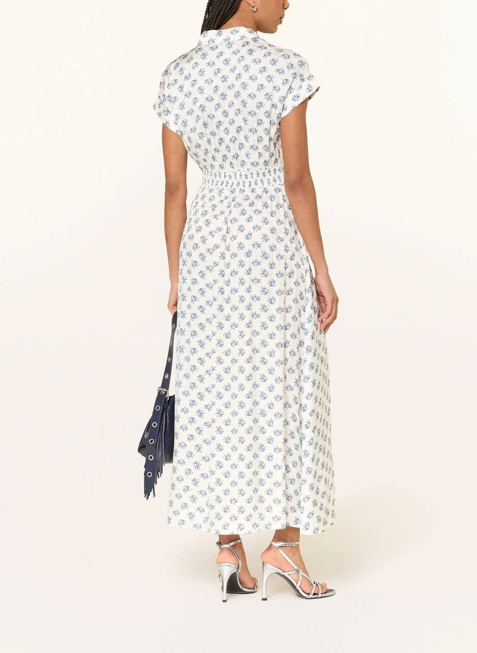 MJ Rubarsemi Jacquard Print Viscose Midi Maxi Dress