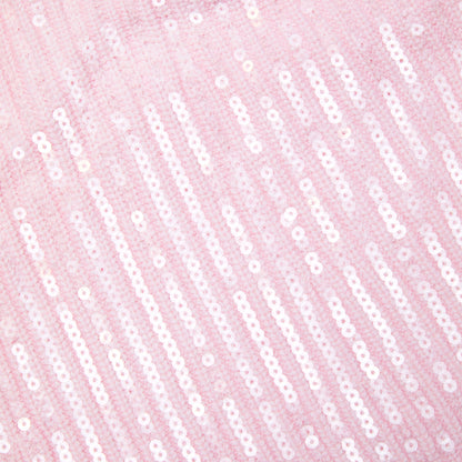 SP Pink Knit Sequin Cardigan | Mini Skirt | Set
