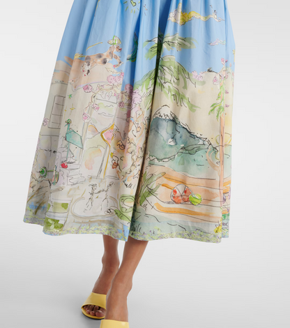 ALM Anouk Tank Cotton Midi Dress